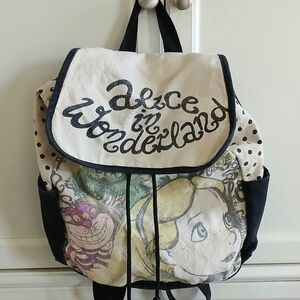 Alice In Wonderland Cloth Canvas Disney Backpack
